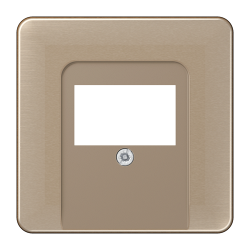 Накладка на аудиорозетку JUNG CD 500, бронзовый