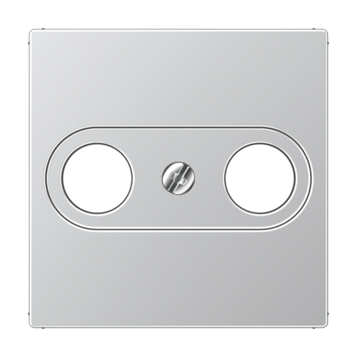 Накладка на розетку телевизионную JUNG А-СЕРИЯ, алюминий