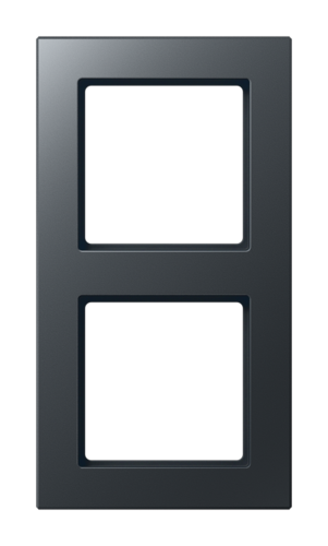 Рамка 2 поста JUNG A CREATION, антрацит матовый