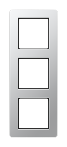 Рамка 3 поста JUNG AFLOW, алюминий