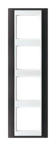 Рамка 4 поста JUNG A PLUS, антрацит