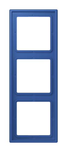 Рамка 3 поста JUNG LS 990, bleu outremer 59