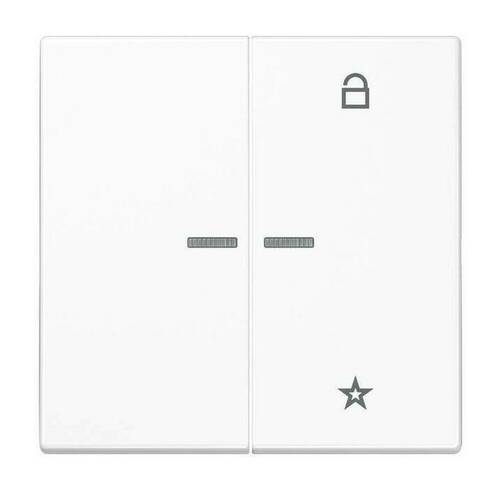 Накладка на жалюзийный выключатель Jung LS 990, белый, LS1701WW