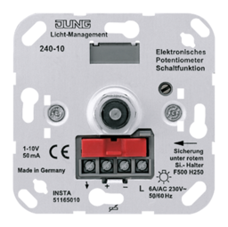Механизм электронного потенциометра 1-10В, JUNG, 6А