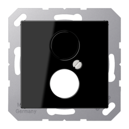 Накладка на аудиорозетку JUNG А-СЕРИЯ, черный