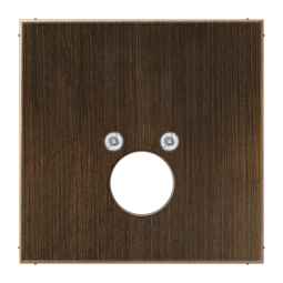 Накладка на аудиорозетку JUNG LS METAL, античная латунь