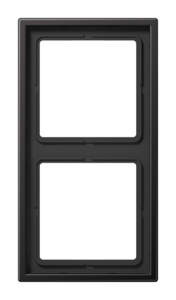 Рамка 2 поста JUNG LS METAL, темный алюминий