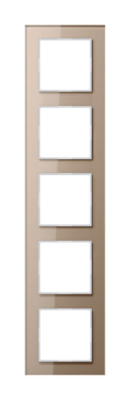 Рамка 5 постов JUNG A CREATION, шампань