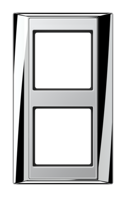 Рамка 2 поста JUNG A PLUS, хром