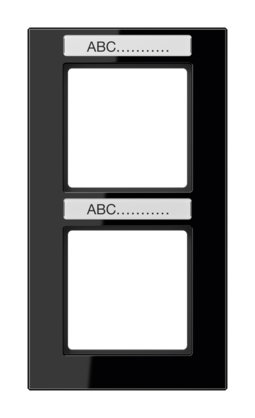 Рамка 2 поста JUNG A CREATION, черный