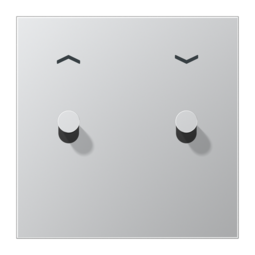 Накладка тумблера JUNG LS1912, алюминий