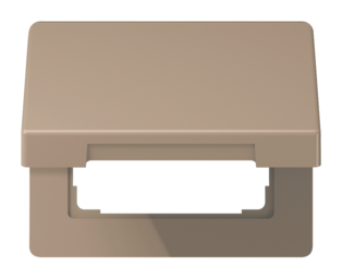 JUNG SL 500 Бронза Крышка откидная для розеток и изделий 50х50