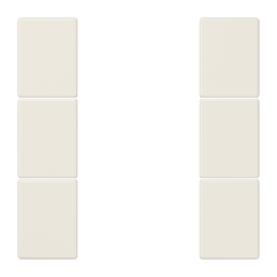JUNG KNX Слоновая кость Набор накладок, на кнопочный модуль 3гр