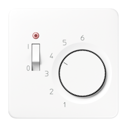 JUNG CD 500/CD plus Белая Накладка термостата комнатного с выкл. (мех TR231U, TR241U)