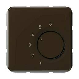 Терморегулятор Jung, механический, коричневый, TRCD236BR