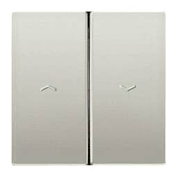 Накладка на жалюзийный выключатель Jung LS METAL, стальной, ES2995PP